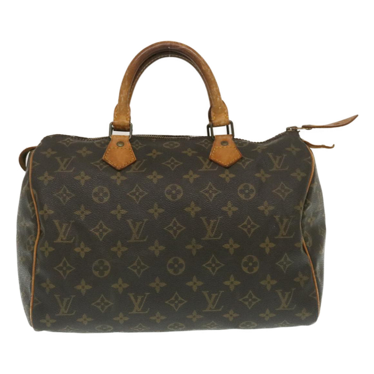 LOUIS VUITTON Monogram Speedy 30 Hand Bag M41526 LV Auth ar6669