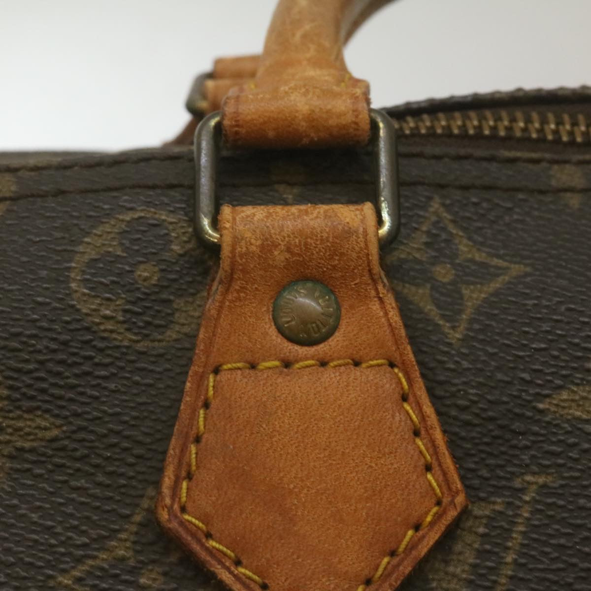 LOUIS VUITTON Monogram Speedy 30 Hand Bag M41526 LV Auth ar6669