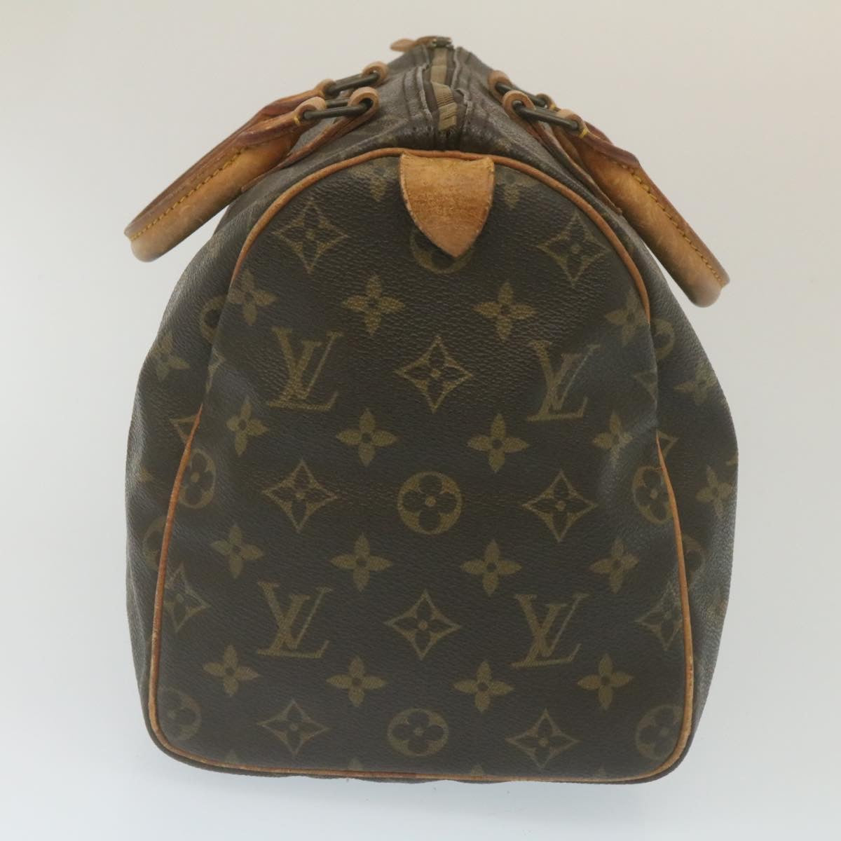 LOUIS VUITTON Monogram Speedy 30 Hand Bag M41526 LV Auth ar6669