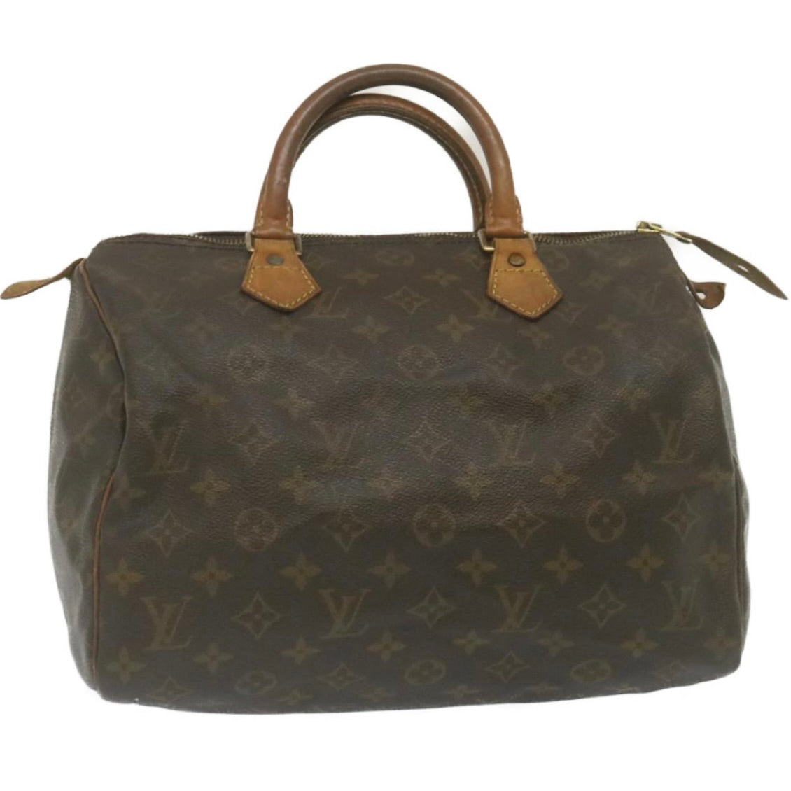 LOUIS VUITTON Monogram Speedy 30 Hand Bag M41526 LV Auth ar6692