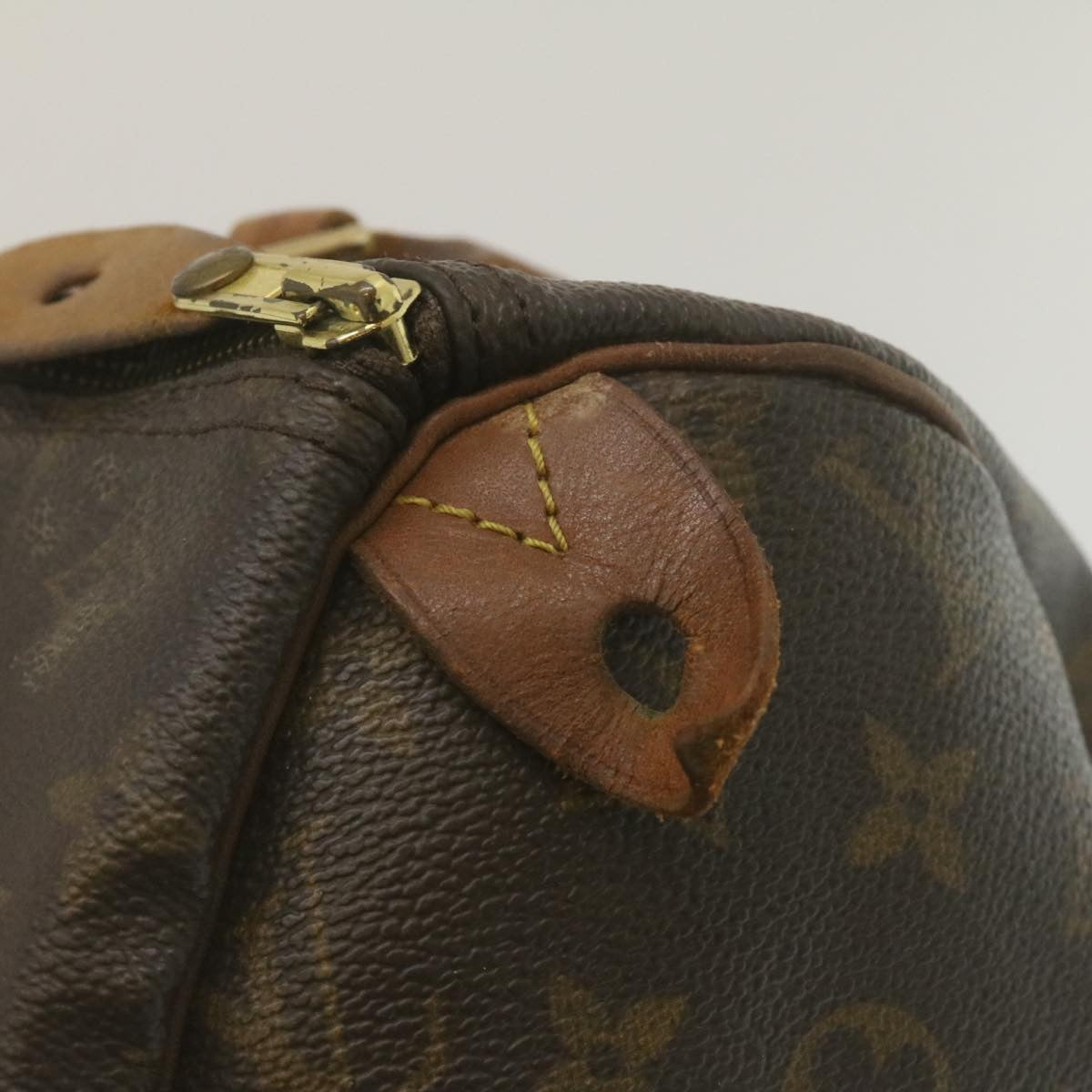 LOUIS VUITTON Monogram Speedy 30 Hand Bag M41526 LV Auth ar6692