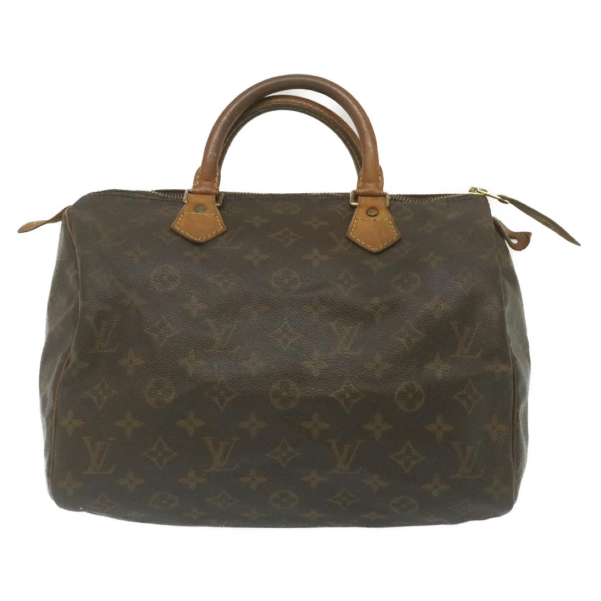 LOUIS VUITTON Monogram Speedy 30 Hand Bag M41526 LV Auth ar6692