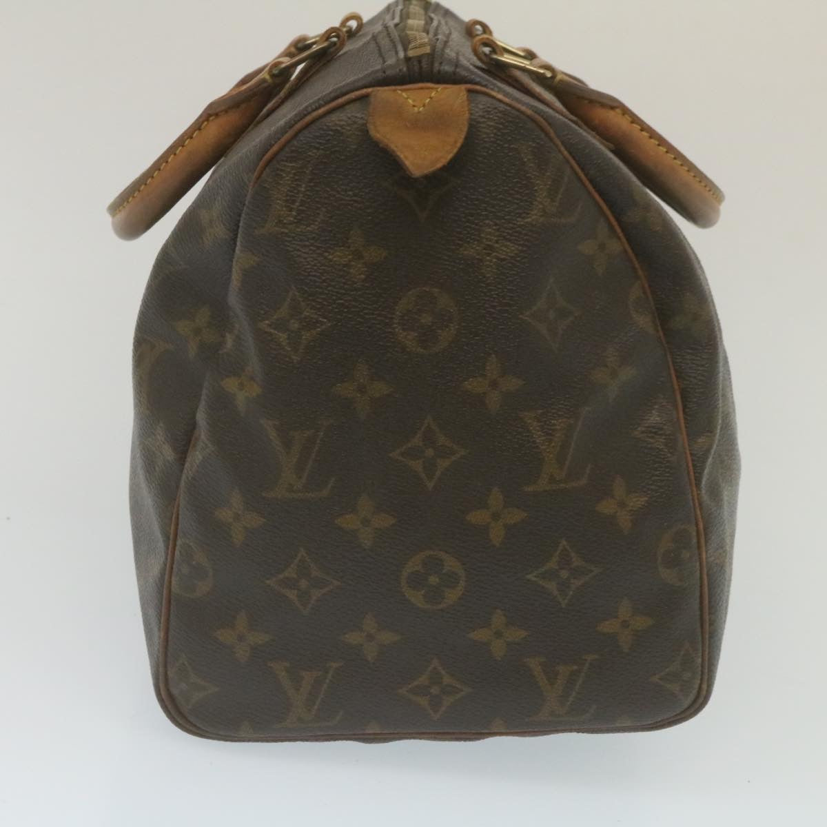 LOUIS VUITTON Monogram Speedy 30 Hand Bag M41526 LV Auth ar6692