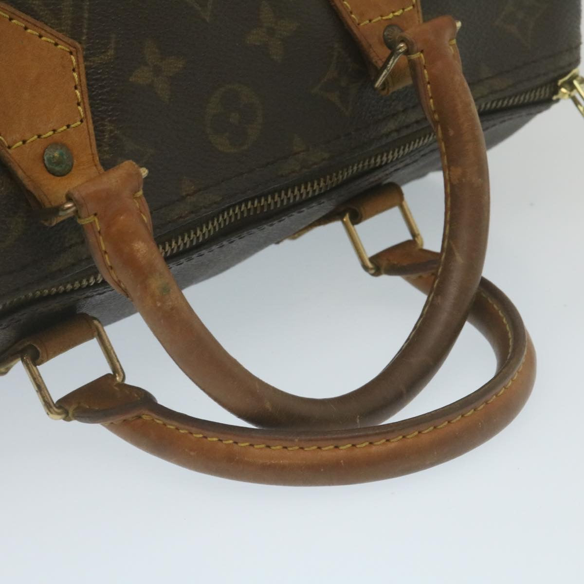 LOUIS VUITTON Monogram Speedy 30 Hand Bag M41526 LV Auth ar6692