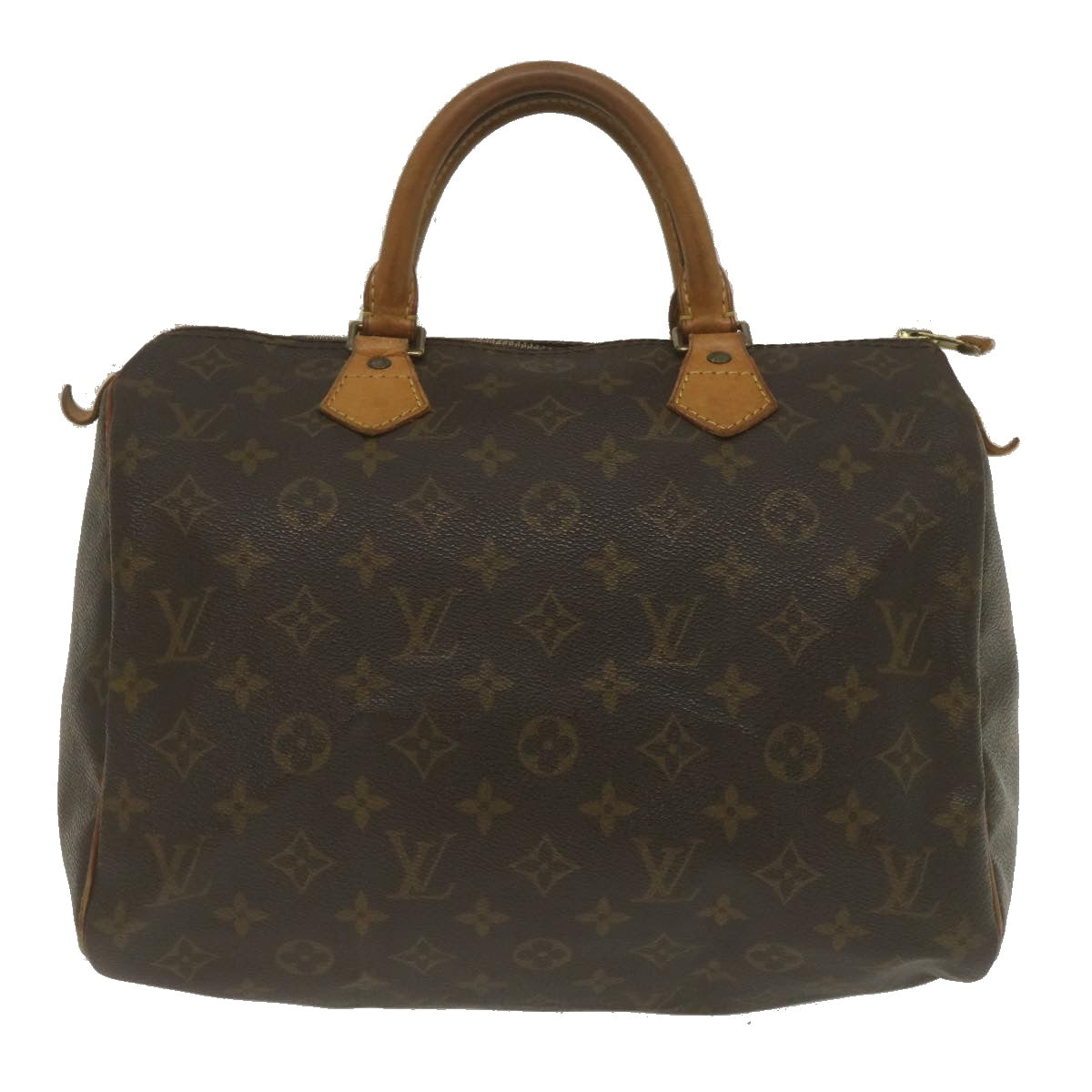 LOUIS VUITTON Monogram Speedy 30 Hand Bag M41526 LV Auth ar6703