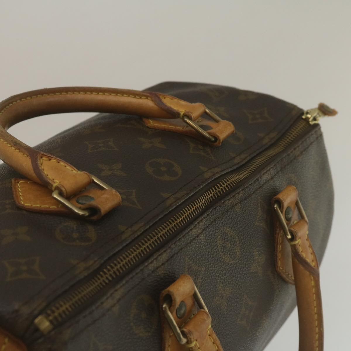 LOUIS VUITTON Monogram Speedy 30 Hand Bag M41526 LV Auth ar6703