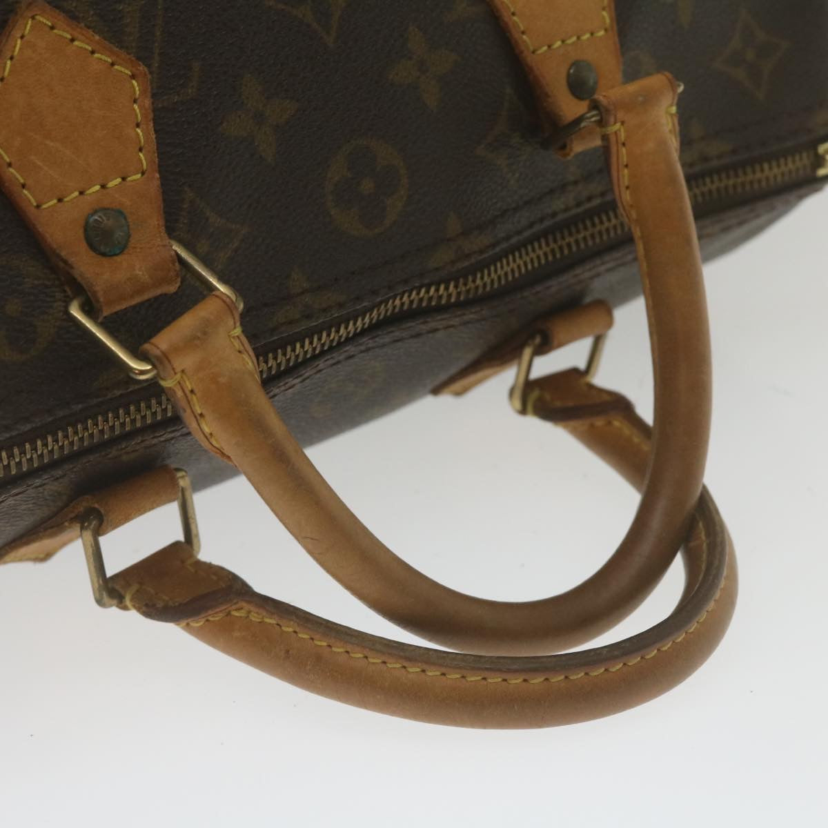 LOUIS VUITTON Monogram Speedy 30 Hand Bag M41526 LV Auth ar6703