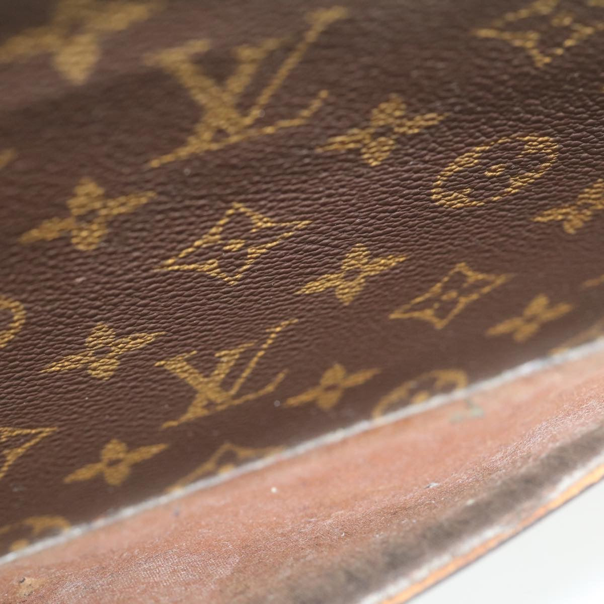 LOUIS VUITTON Monogram Pochette Homme Clutch Bag M51795 LV Auth ar6741