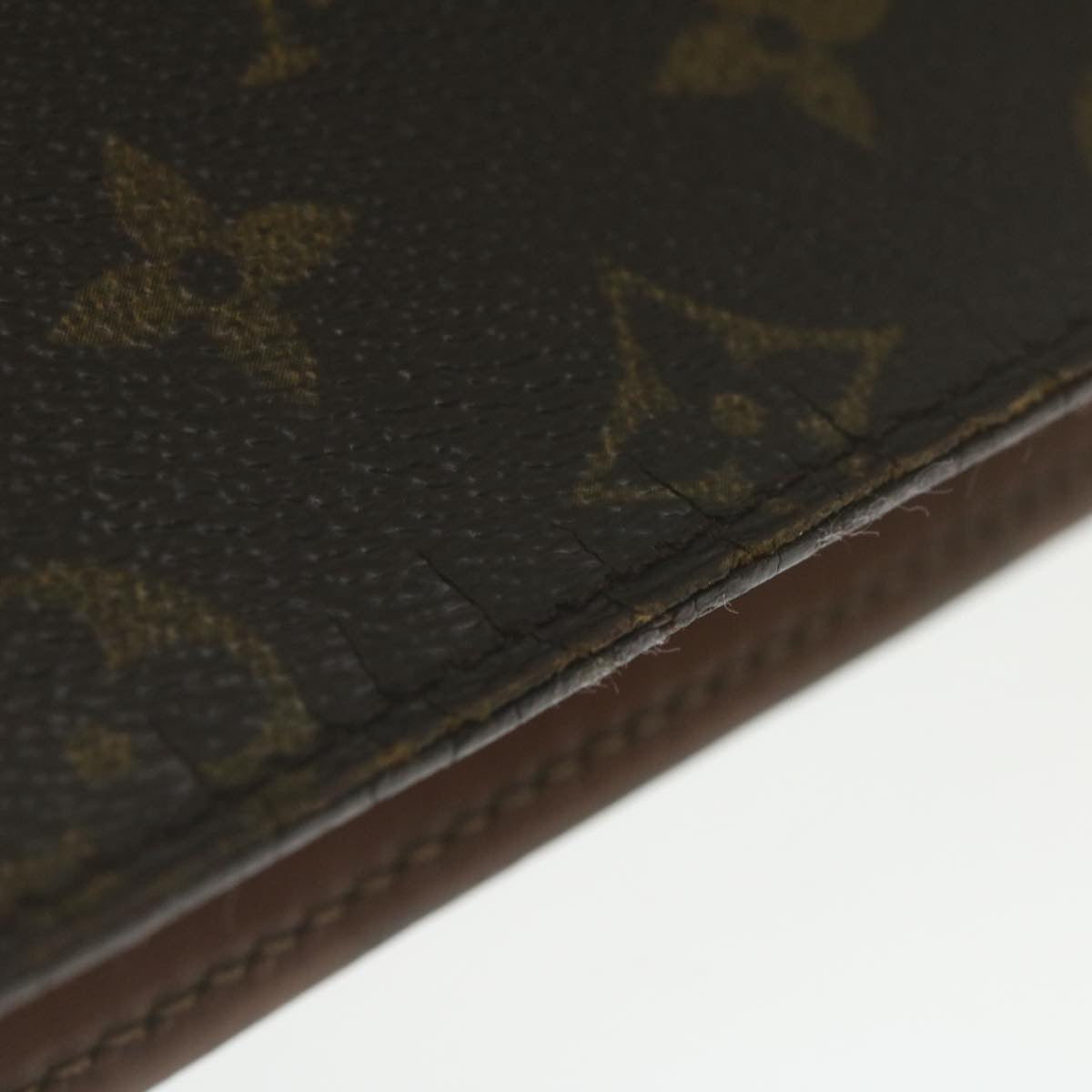 LOUIS VUITTON Monogram Pochette Homme Clutch Bag M51795 LV Auth ar6741