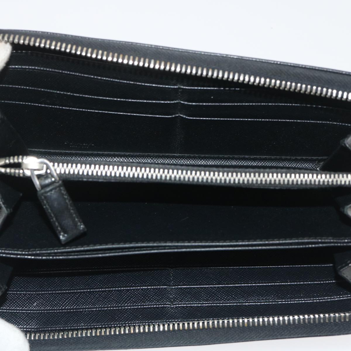 PRADA Safiano Leather Long Wallet 5Set Pink Black Brown Auth ar6763