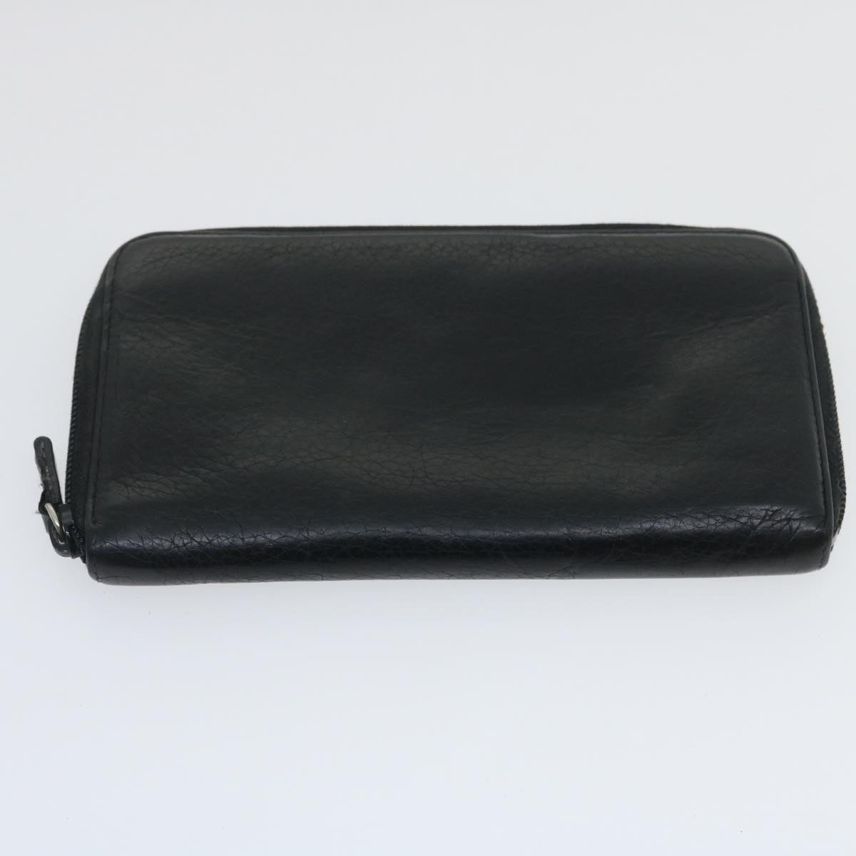 PRADA Safiano Leather Long Wallet 3Set Black Auth ar6766 - 0