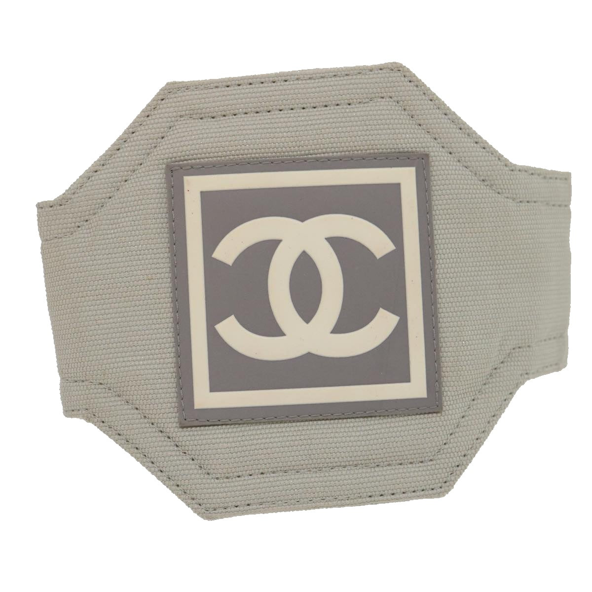 CHANEL Bangle Bracelet Gray CC Auth ar6832 - 0