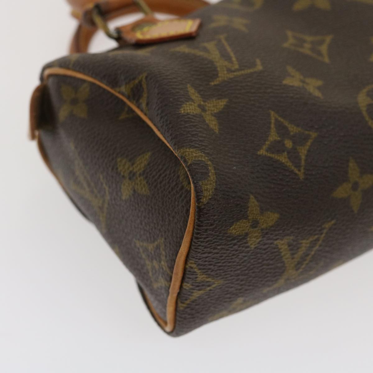 LOUIS VUITTON Monogram Mini Speedy Hand Bag M41534 LV Auth ar6848