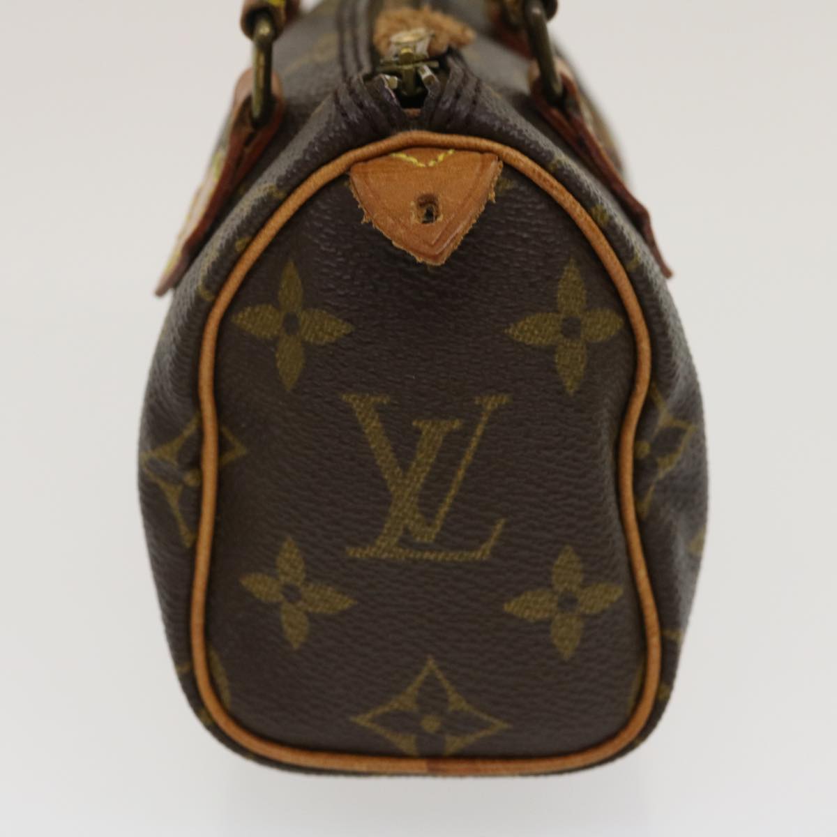 LOUIS VUITTON Monogram Mini Speedy Hand Bag M41534 LV Auth ar6848