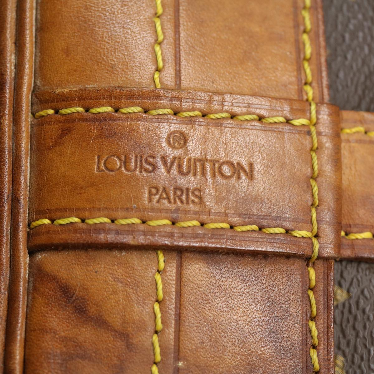 LOUIS VUITTON Monogram Noe Shoulder Bag M42224 LV Auth ar6876