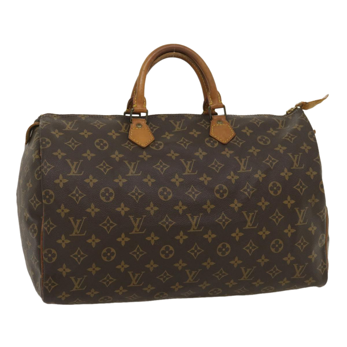 LOUIS VUITTON Monogram Speedy 40 Hand Bag M41522 LV Auth ar6968