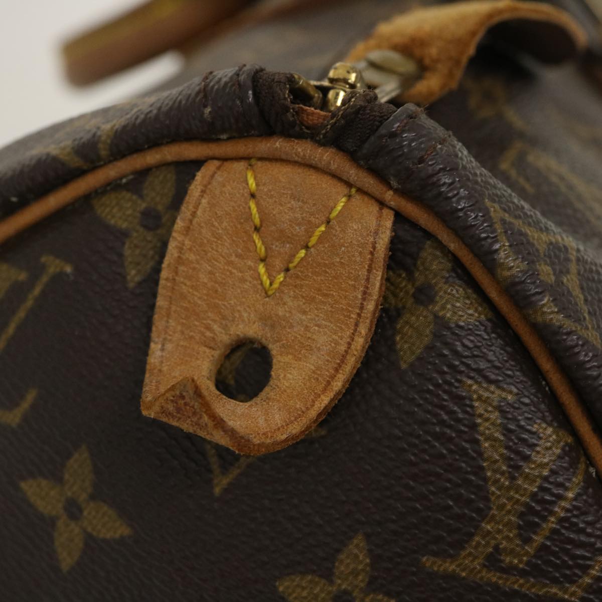 LOUIS VUITTON Monogram Speedy 40 Hand Bag M41522 LV Auth ar6968