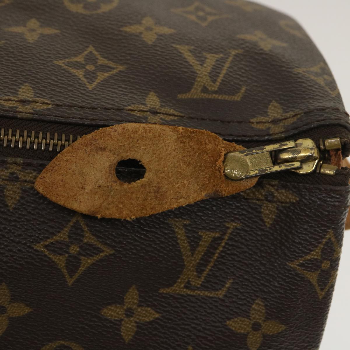 LOUIS VUITTON Monogram Speedy 40 Hand Bag M41522 LV Auth ar6968