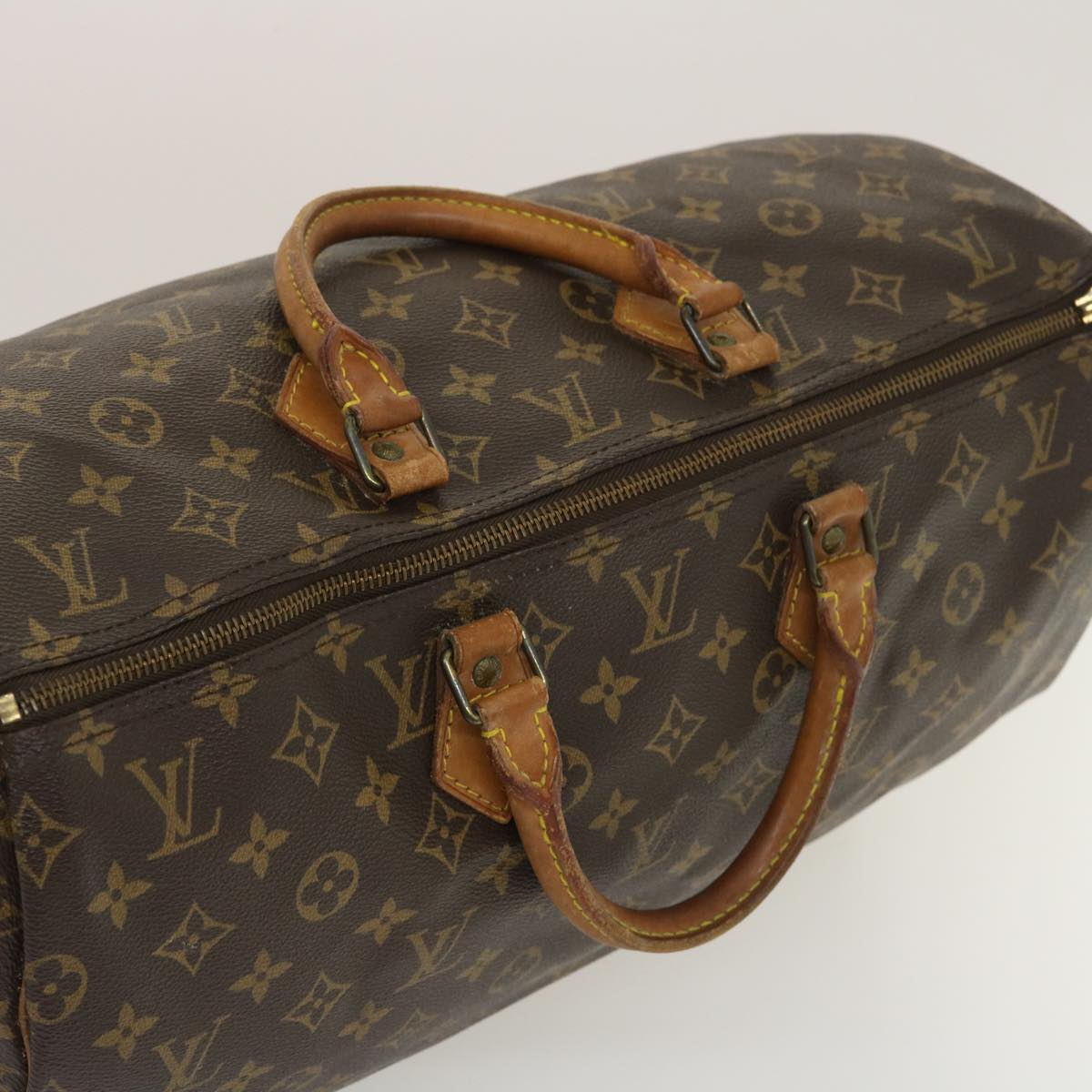 LOUIS VUITTON Monogram Speedy 40 Hand Bag M41522 LV Auth ar6968