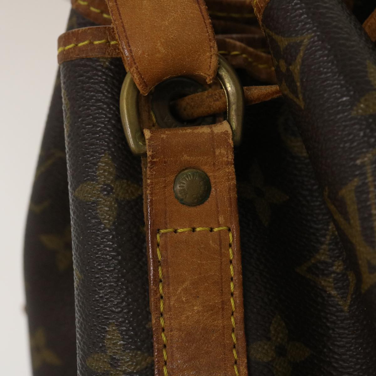 LOUIS VUITTON Monogram Noe Shoulder Bag M42224 LV Auth ar6972