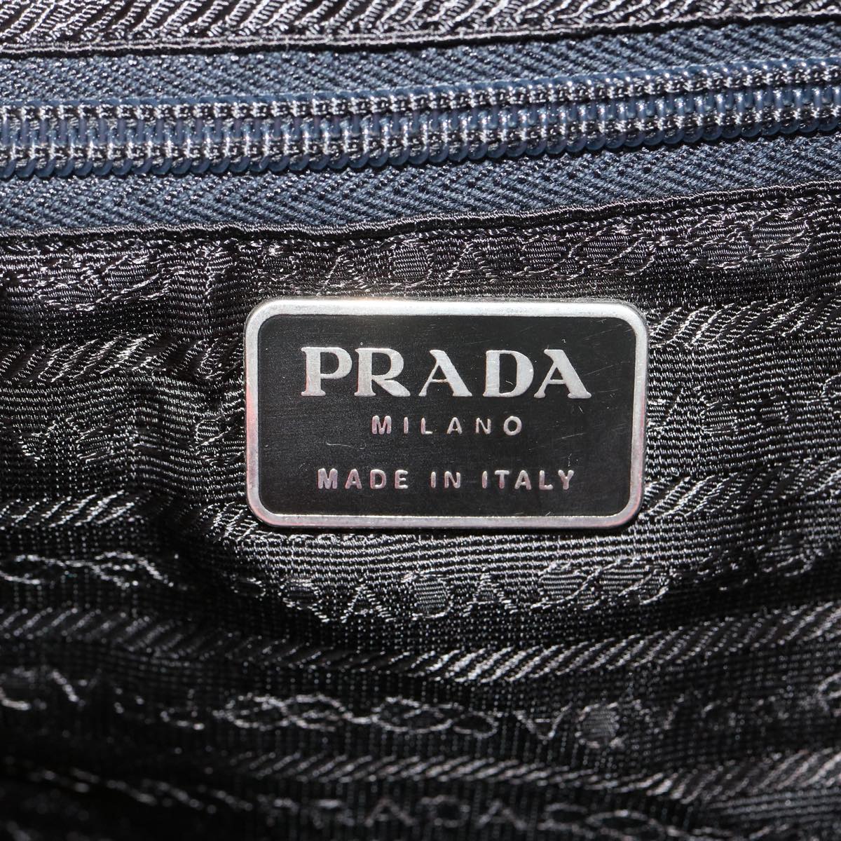 PRADA Tote Bag Nylon Orange Auth ar6987