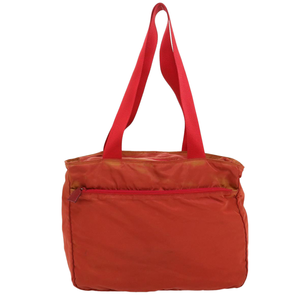 PRADA Tote Bag Nylon Orange Auth ar6987