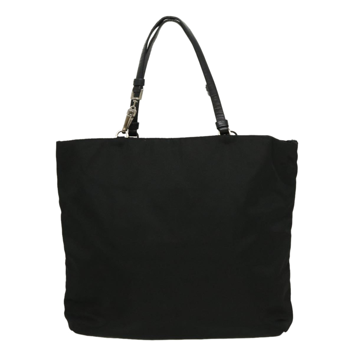 PRADA Hand Bag Nylon Black Auth ar6999