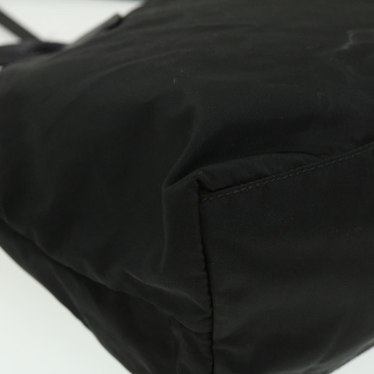 PRADA Tote Bag Nylon Black Auth ar7014