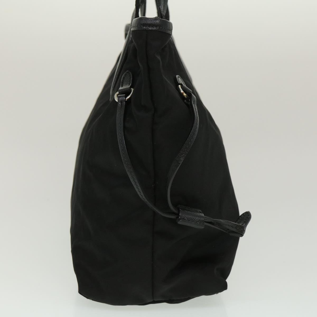 PRADA Tote Bag Nylon Black Auth ar7014