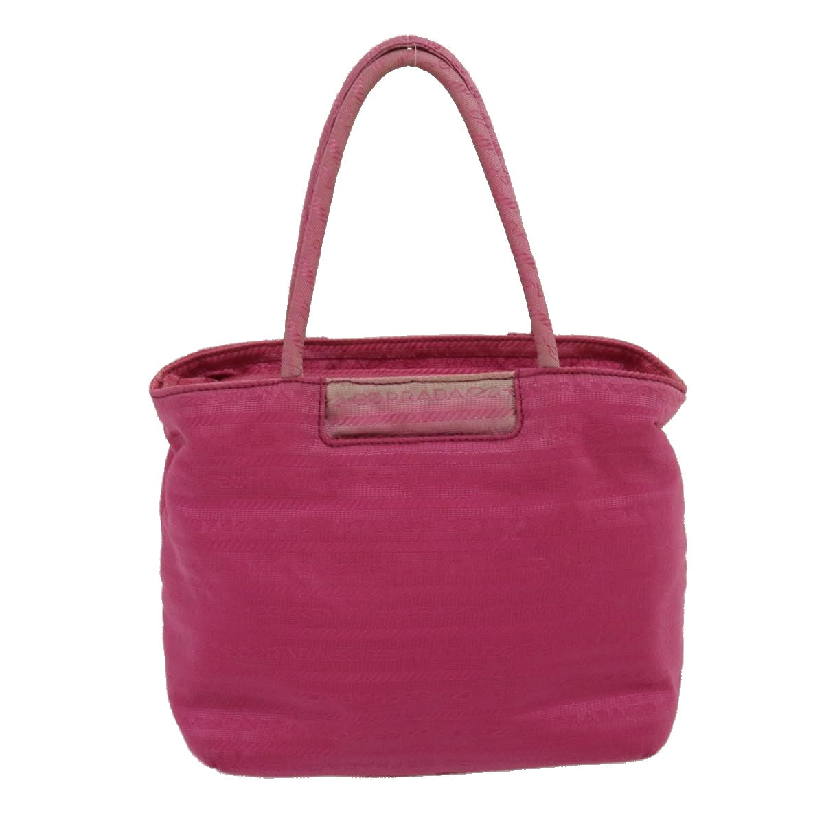 PRADA Hand Bag Nylon Pink Auth ar7046 - 0