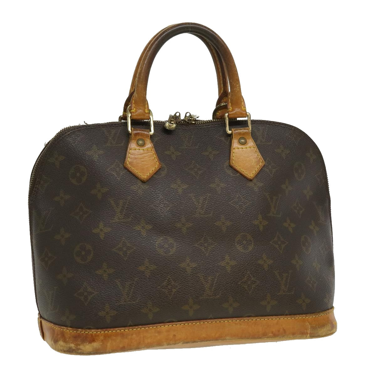 LOUIS VUITTON Monogram Alma Hand Bag M51130 LV Auth ar7084