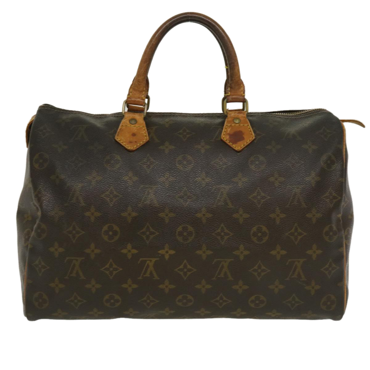 LOUIS VUITTON Monogram Speedy 35 Hand Bag M41524 LV Auth ar7085 - 0