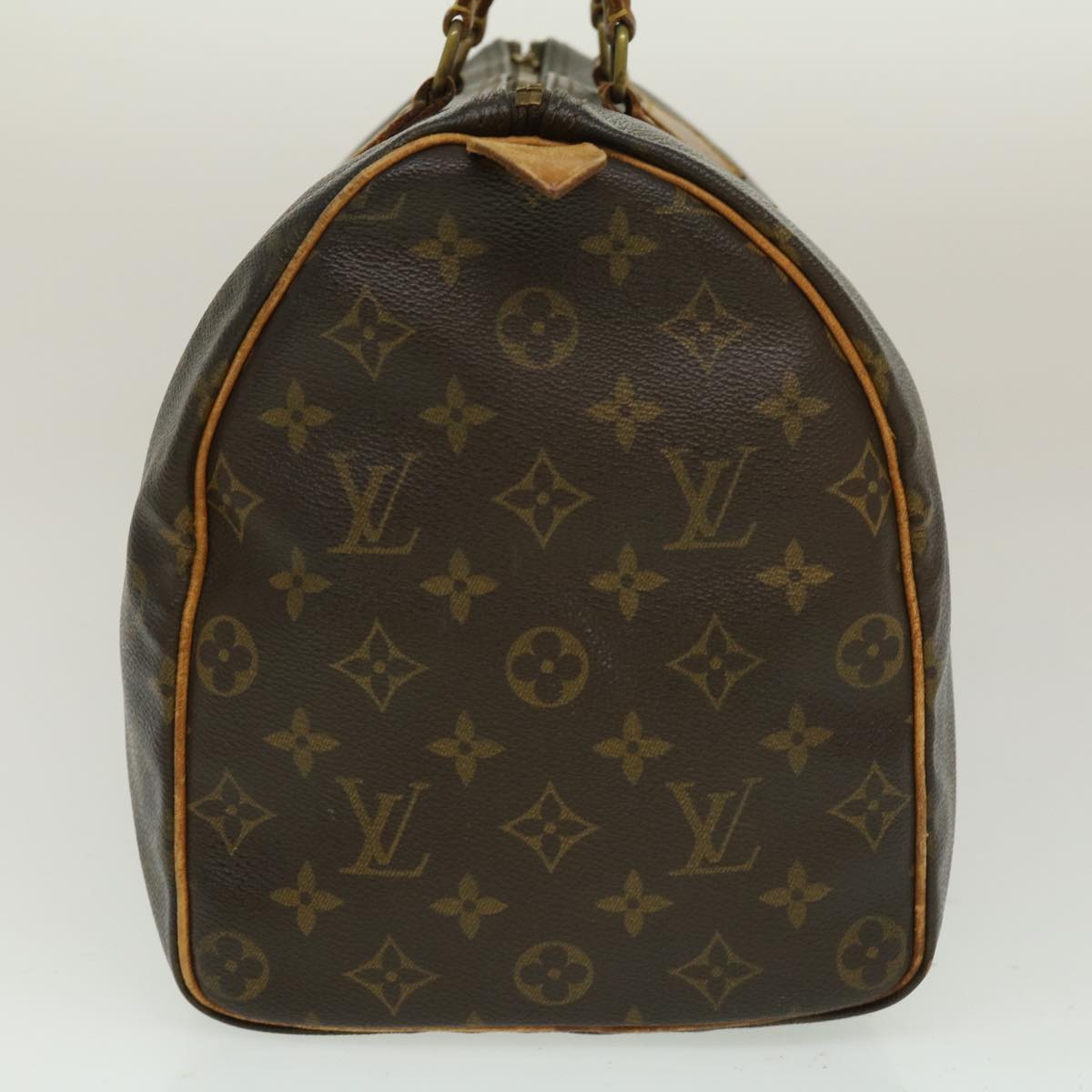 LOUIS VUITTON Monogram Speedy 35 Hand Bag M41524 LV Auth ar7085