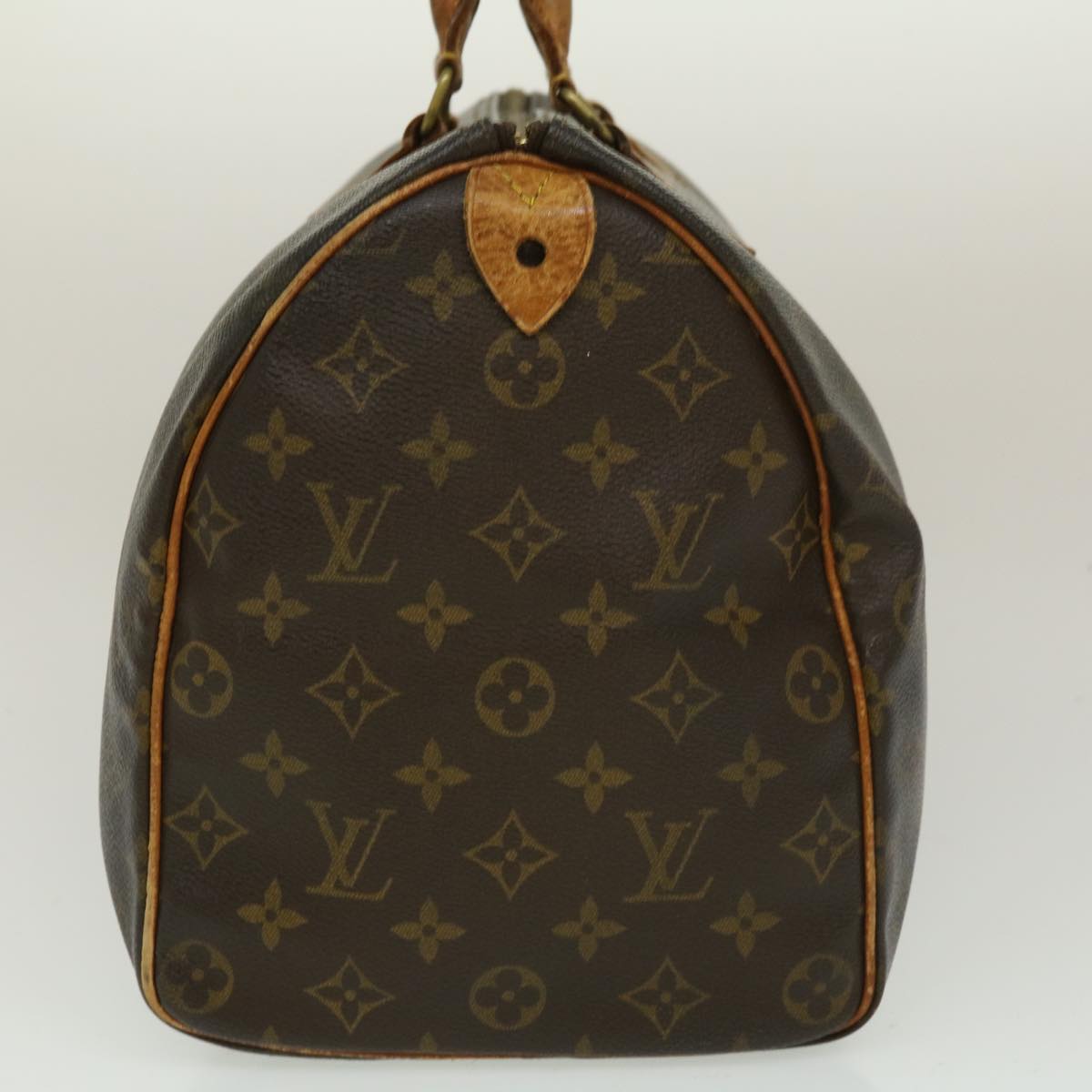 LOUIS VUITTON Monogram Speedy 35 Hand Bag M41524 LV Auth ar7085