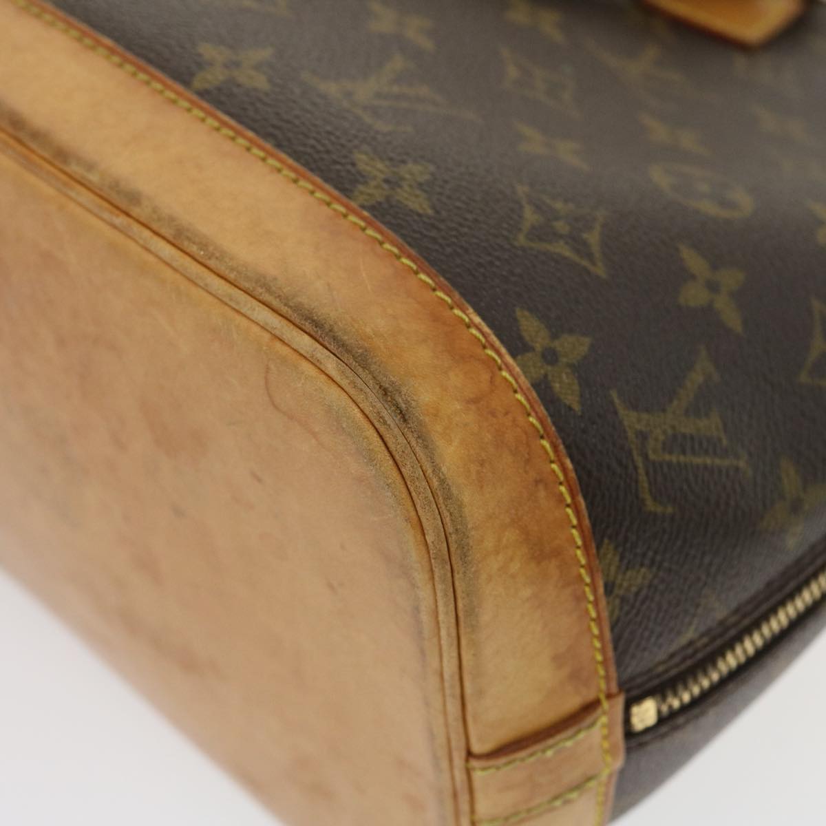 LOUIS VUITTON Monogram Alma Hand Bag M51130 LV Auth ar7097