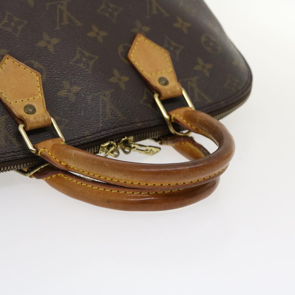 LOUIS VUITTON Monogram Alma Hand Bag M51130 LV Auth ar7097