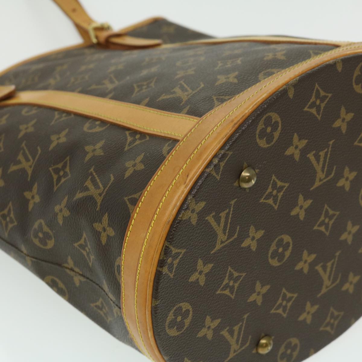 LOUIS VUITTON Monogram Bucket GM Shoulder Bag M42236 LV Auth ar7115