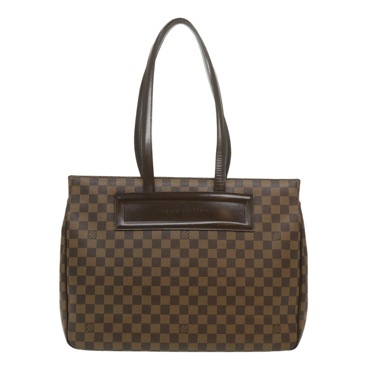 LOUIS VUITTON Damier Ebene Parioli GM Shoulder Bag N51124 LV Auth ar7146