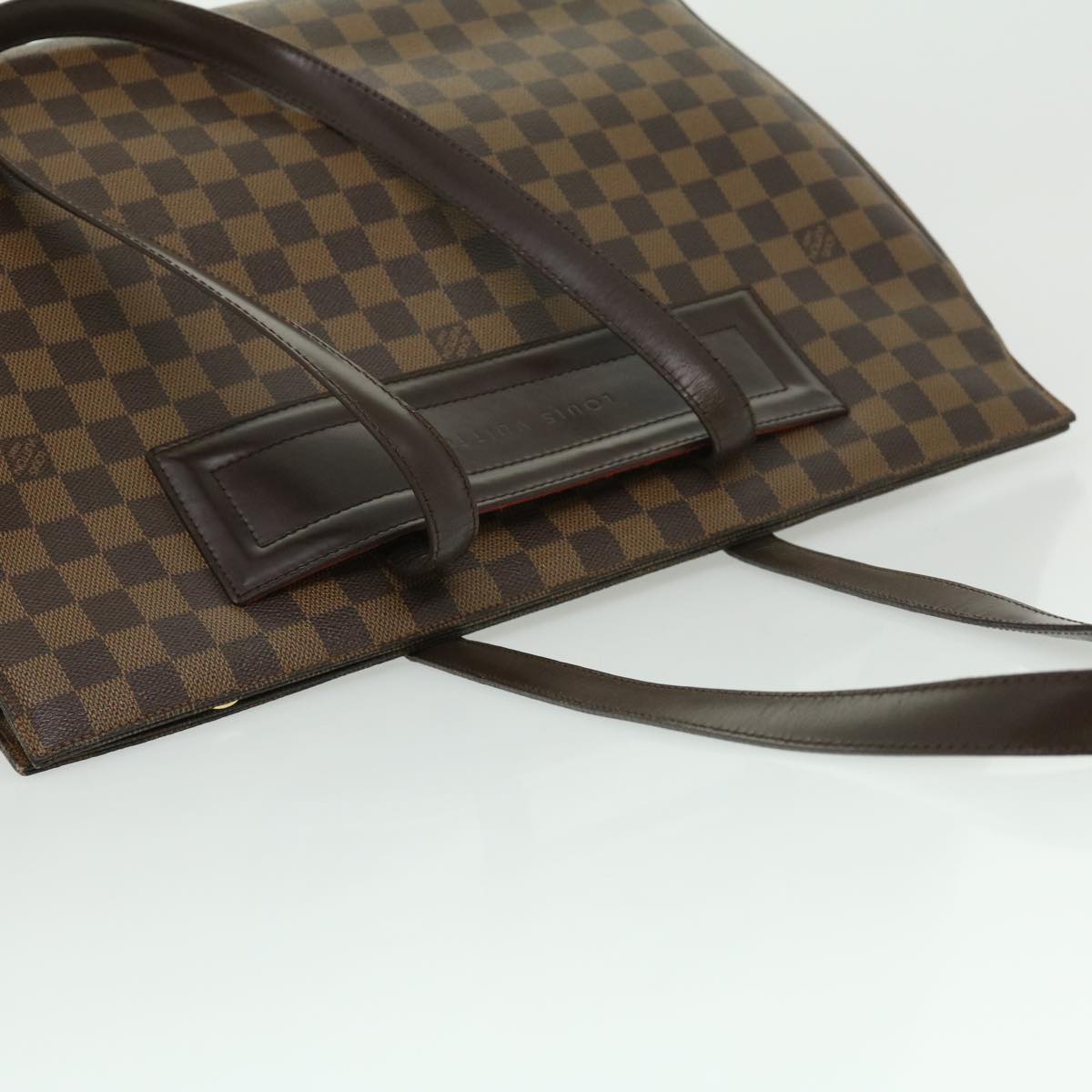 LOUIS VUITTON Damier Ebene Parioli GM Shoulder Bag N51124 LV Auth ar7146