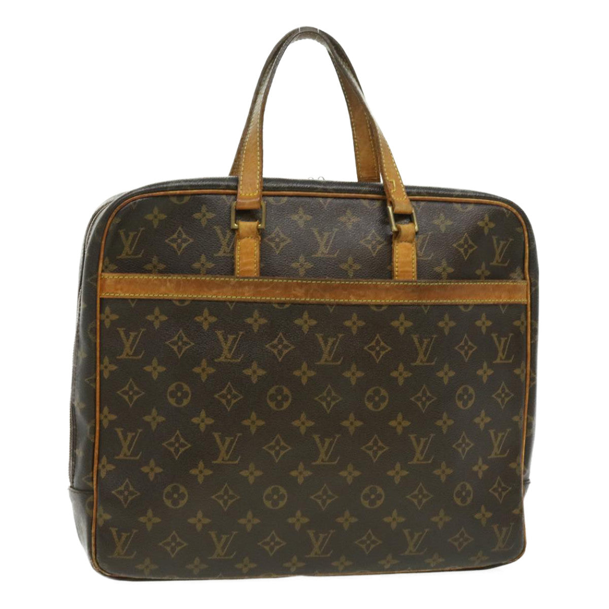 LOUIS VUITTON Monogram Porte Documan Pegas Hand Bag M53343 LV Auth ar7181