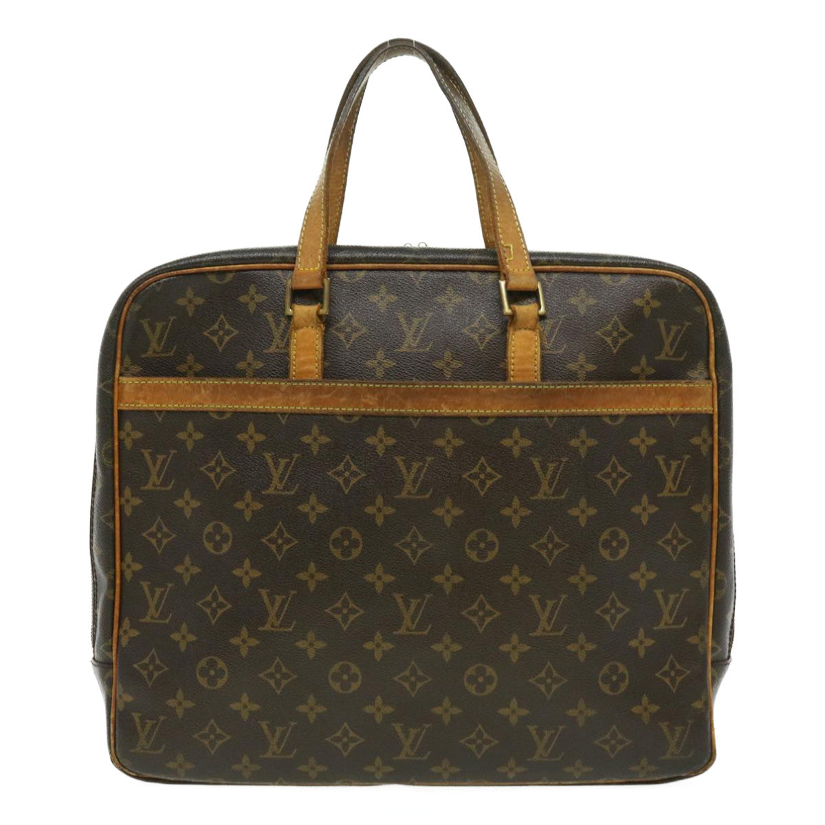 LOUIS VUITTON Monogram Porte Documan Pegas Hand Bag M53343 LV Auth ar7181