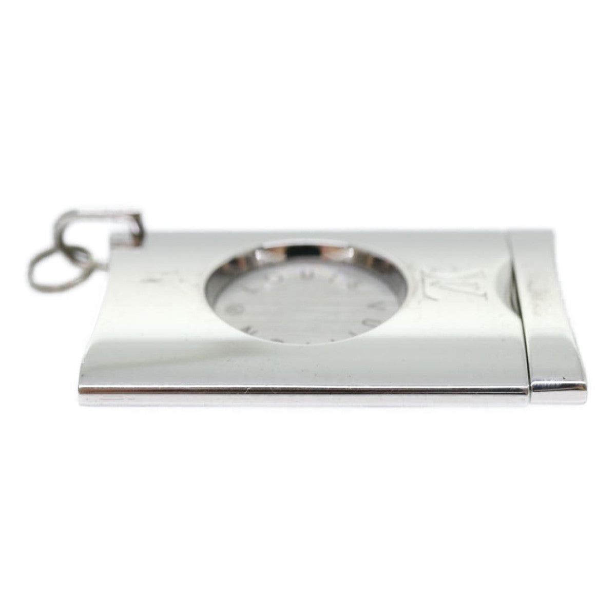 LOUIS VUITTON Cigar cutter Silver Acajou M30556 LV Auth ar7245A