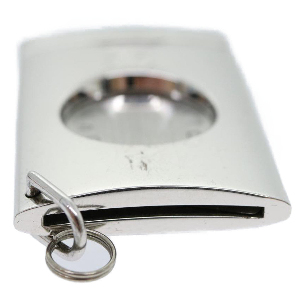 LOUIS VUITTON Cigar cutter Silver Acajou M30556 LV Auth ar7245A