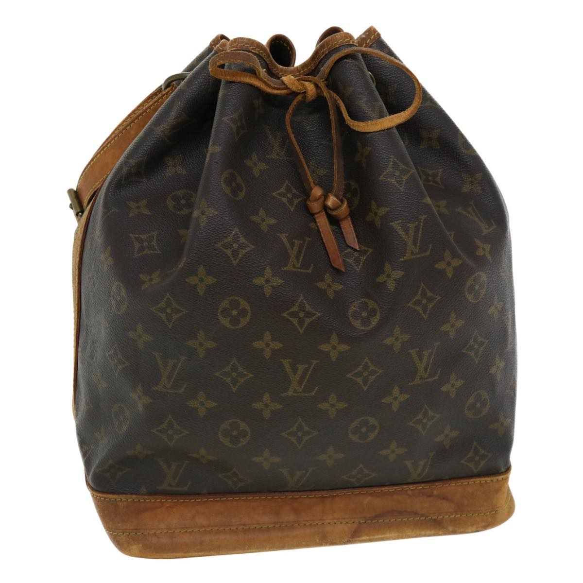 LOUIS VUITTON Monogram Noe Shoulder Bag M42224 LV Auth ar7279