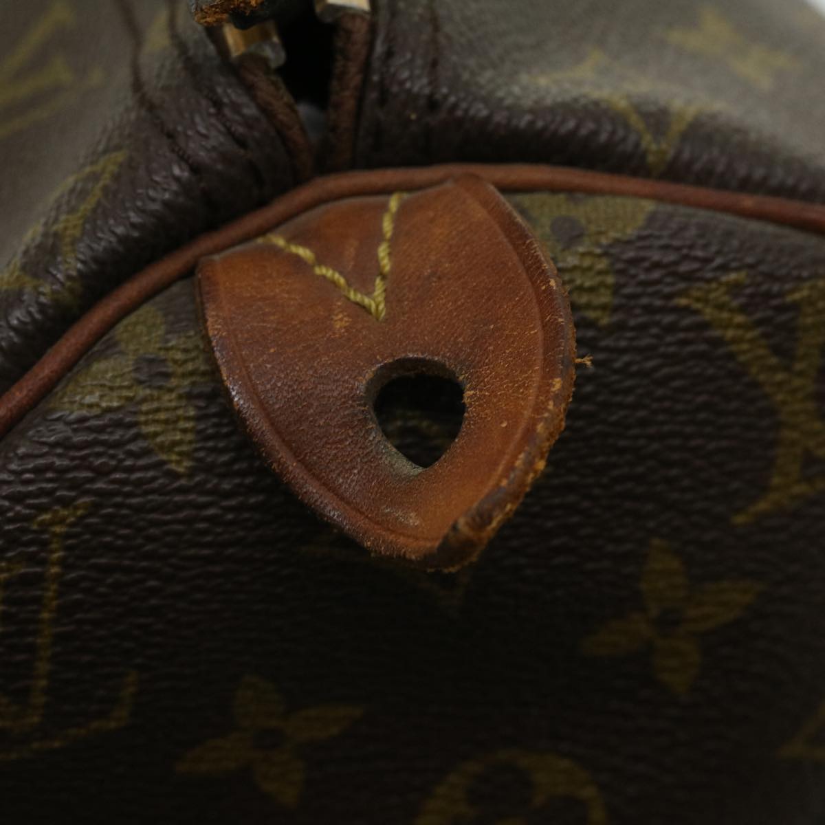 LOUIS VUITTON Monogram Speedy 40 Hand Bag M41522 LV Auth ar7344