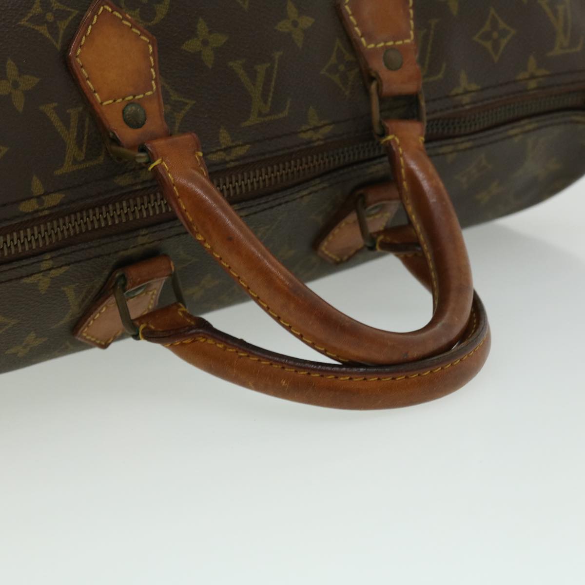 LOUIS VUITTON Monogram Speedy 40 Hand Bag M41522 LV Auth ar7344