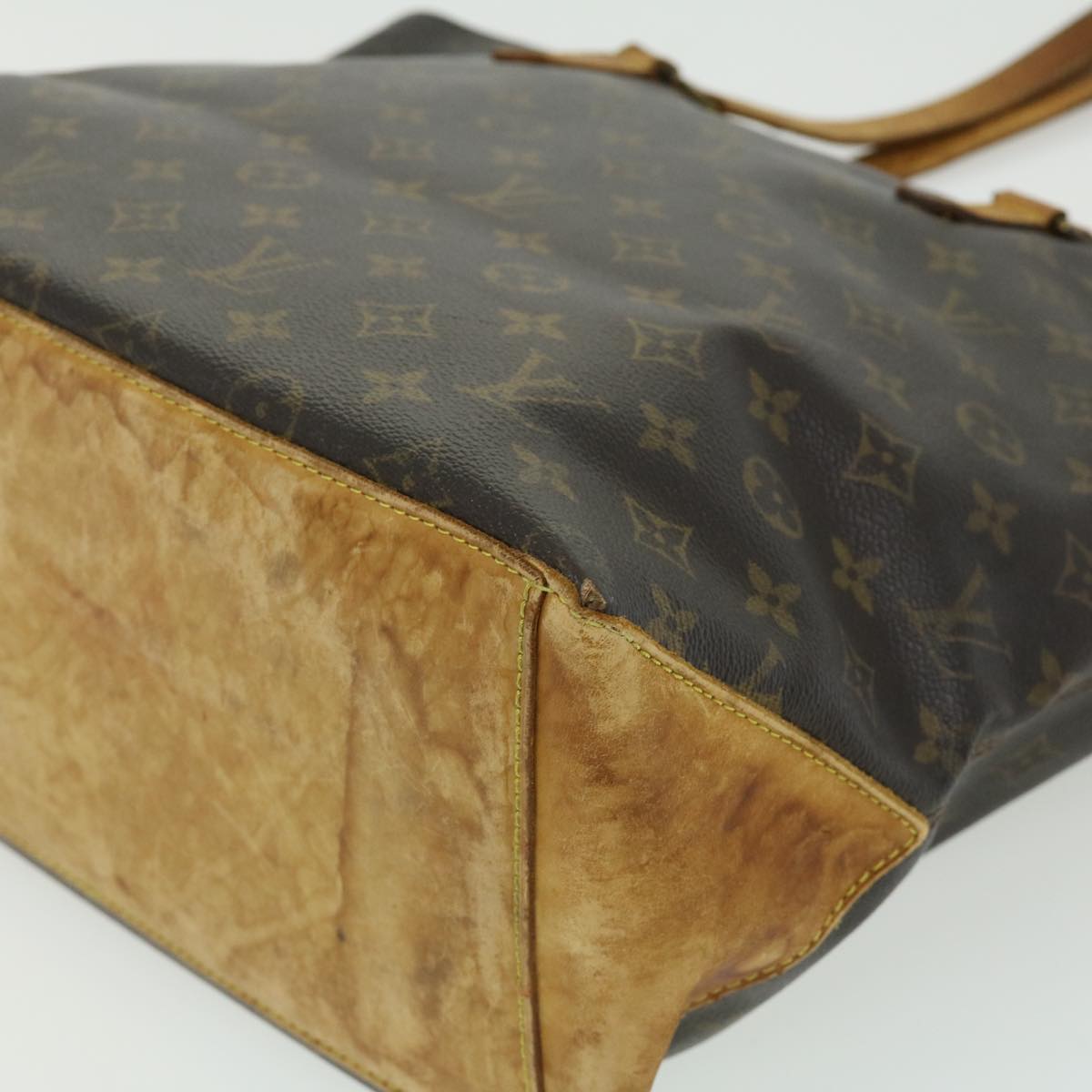 LOUIS VUITTON Monogram Cabas Mezzo Tote Bag M51151 LV Auth ar7397