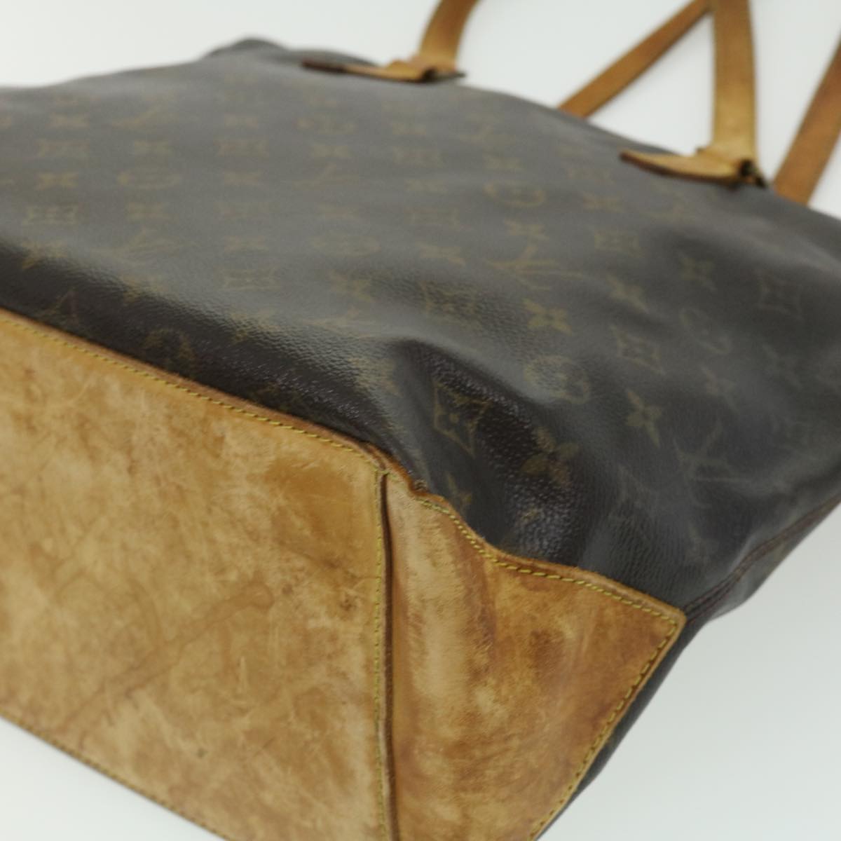 LOUIS VUITTON Monogram Cabas Mezzo Tote Bag M51151 LV Auth ar7397