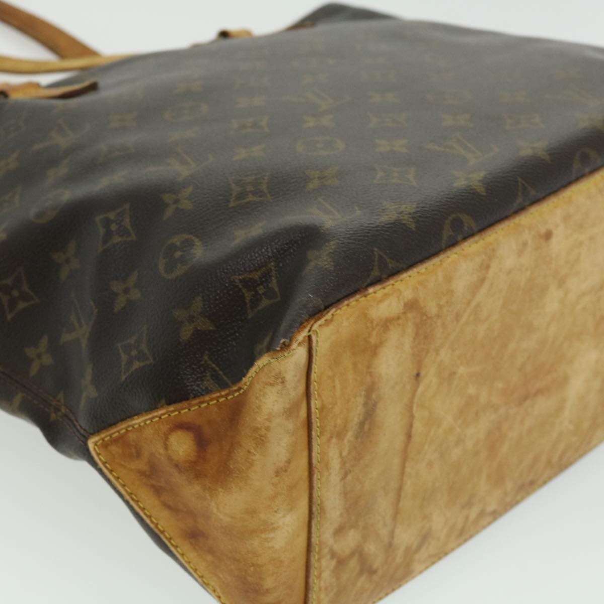 LOUIS VUITTON Monogram Cabas Mezzo Tote Bag M51151 LV Auth ar7397