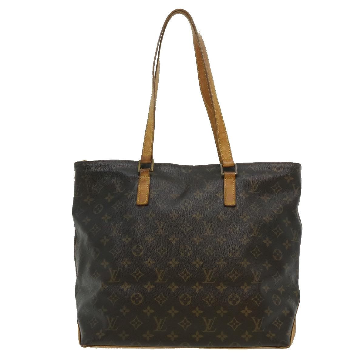 LOUIS VUITTON Monogram Cabas Mezzo Tote Bag M51151 LV Auth ar7397